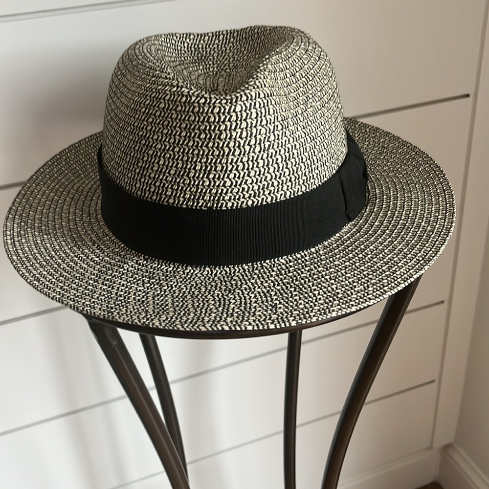 Stylish Black and Cream Women’s Fedora